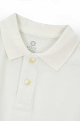 White Pique Polo Shirt