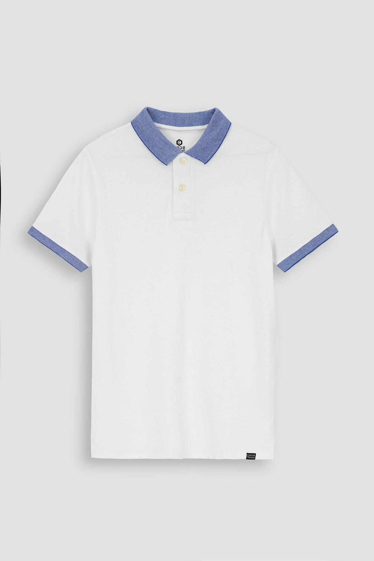 White Pique Polo Shirt