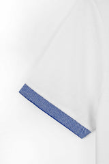 White Pique Polo Shirt