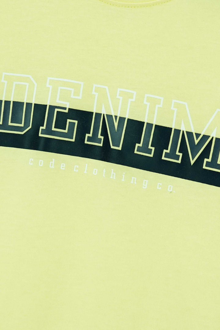 Yellow Graphic T-Shirt