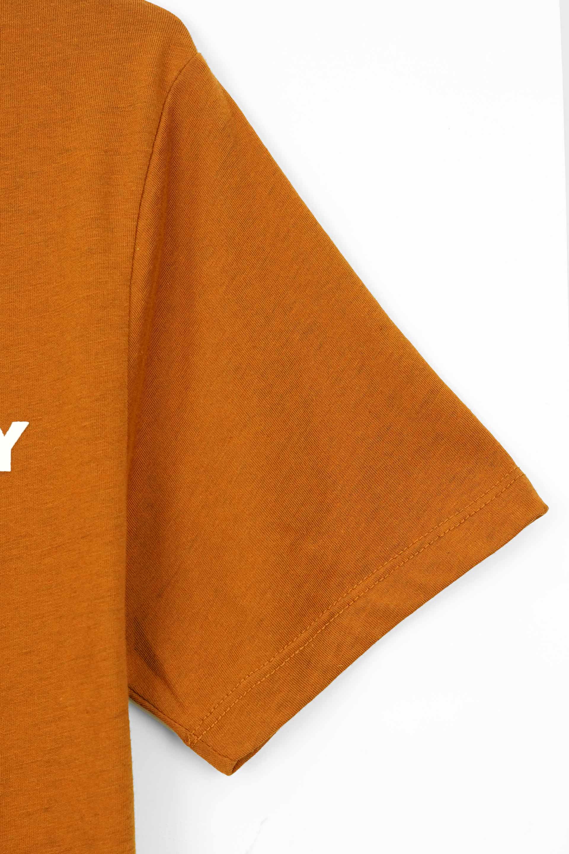 Orange Graphic T-Shirt