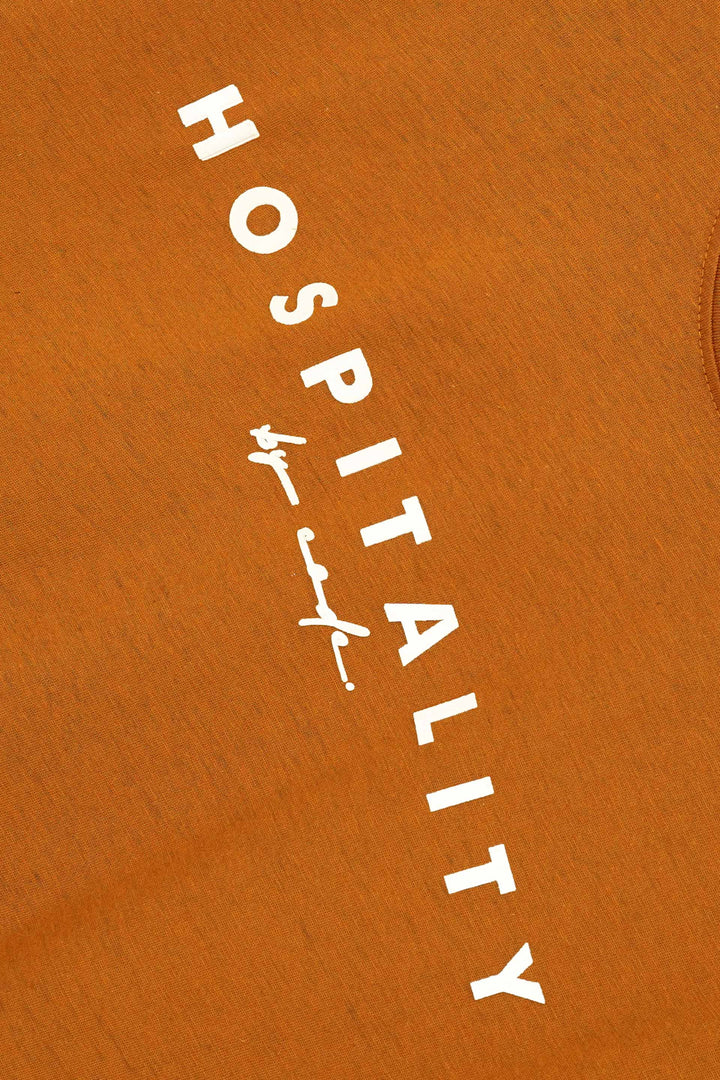 Orange Graphic T-Shirt