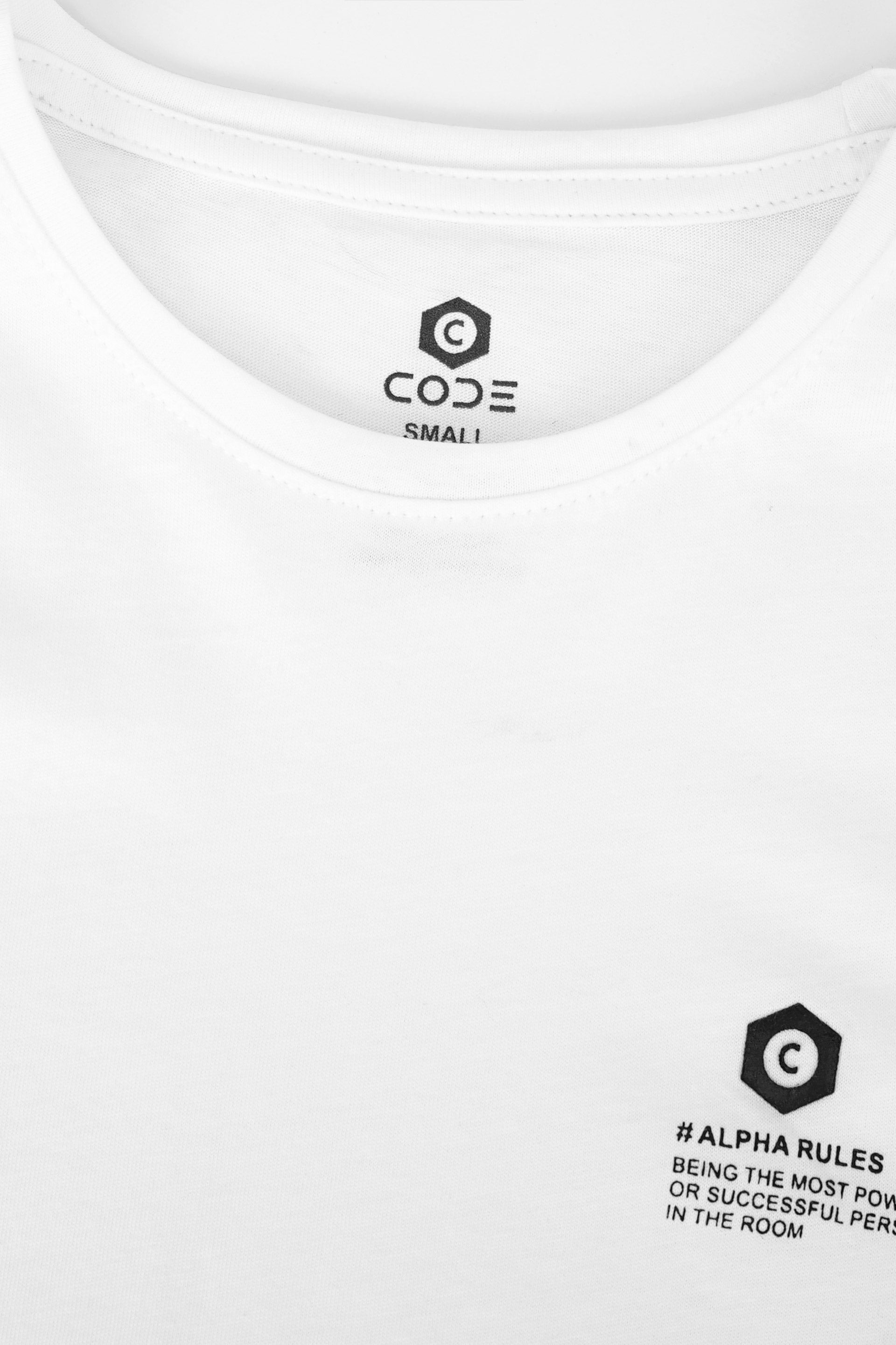 White Printed T-Shirt