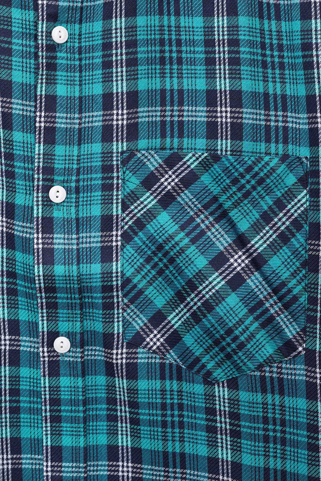 Check Blue Casual Shirt