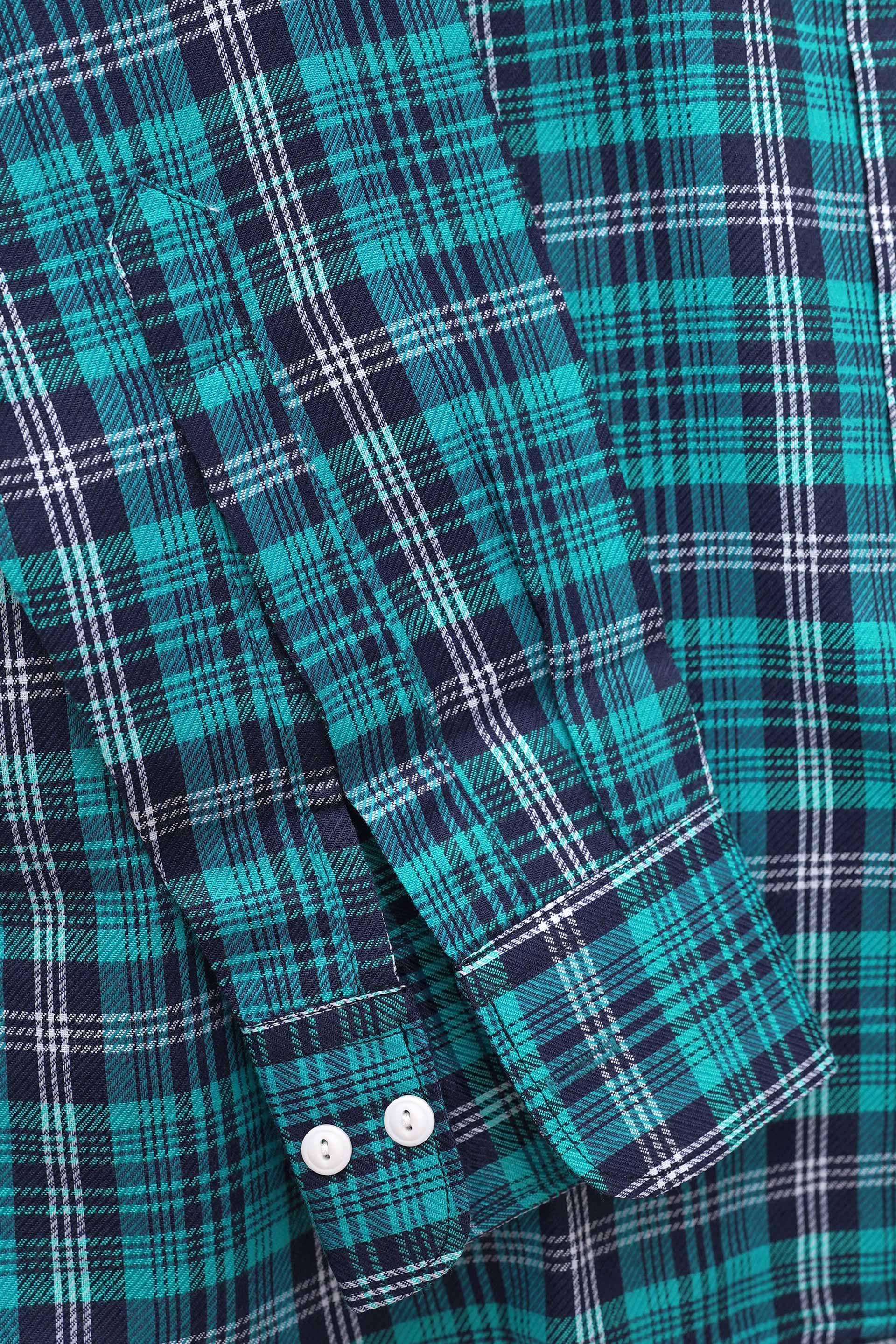 Check Blue Casual Shirt