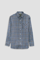 Blue Check Casual Shirt