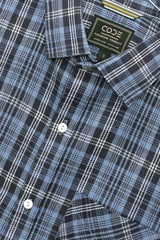 Blue Check Casual Shirt