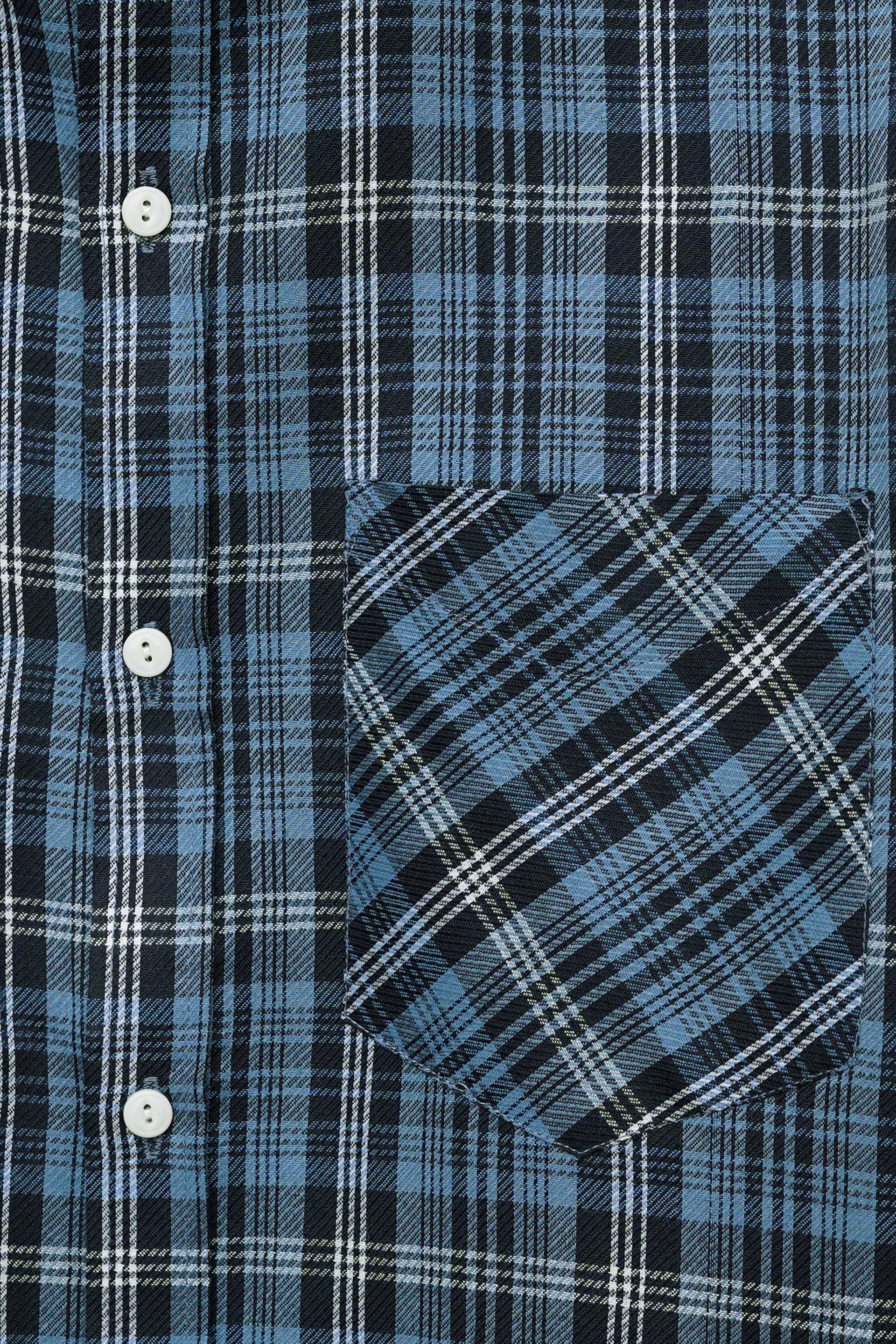 Blue Check Casual Shirt