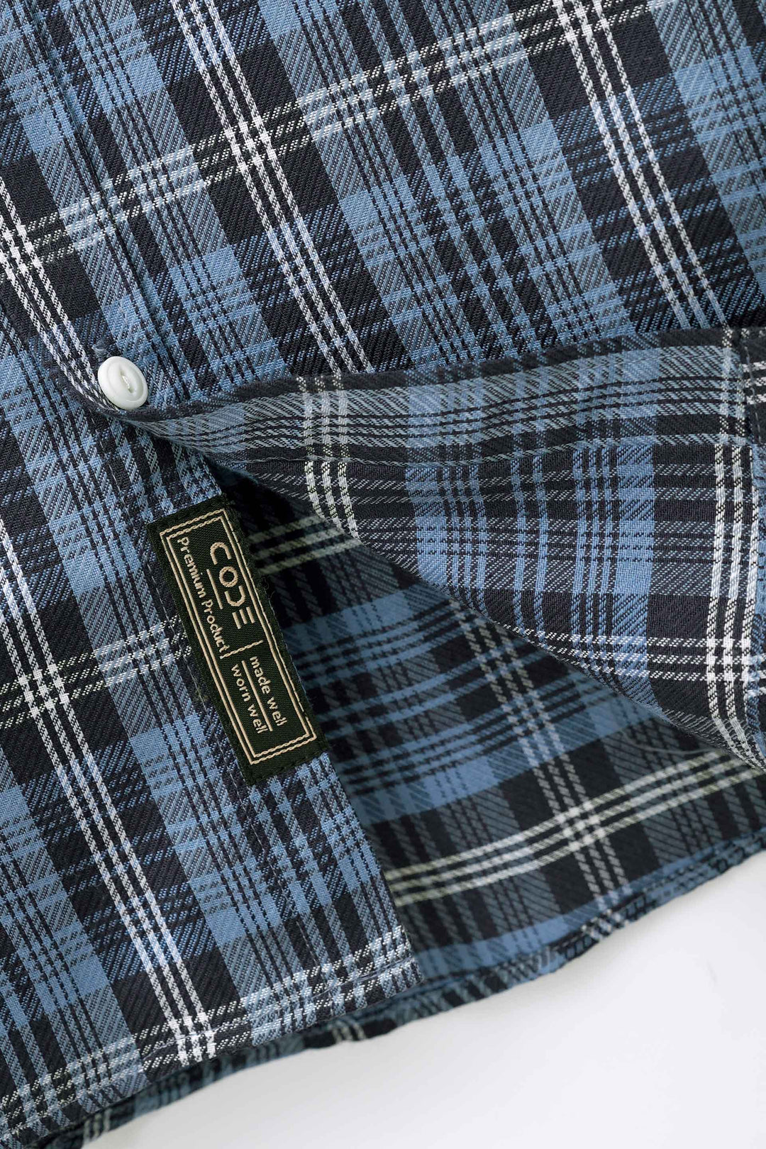 Blue Check Casual Shirt