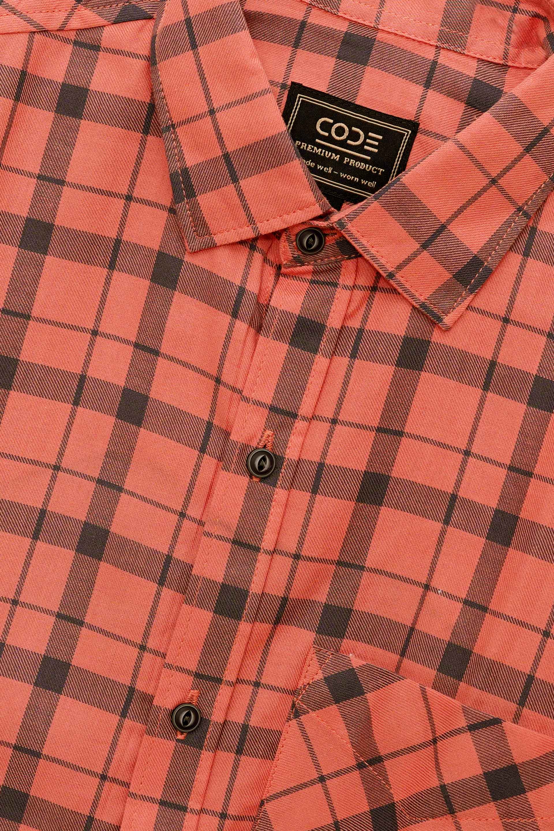 Check Pink Casual Shirt