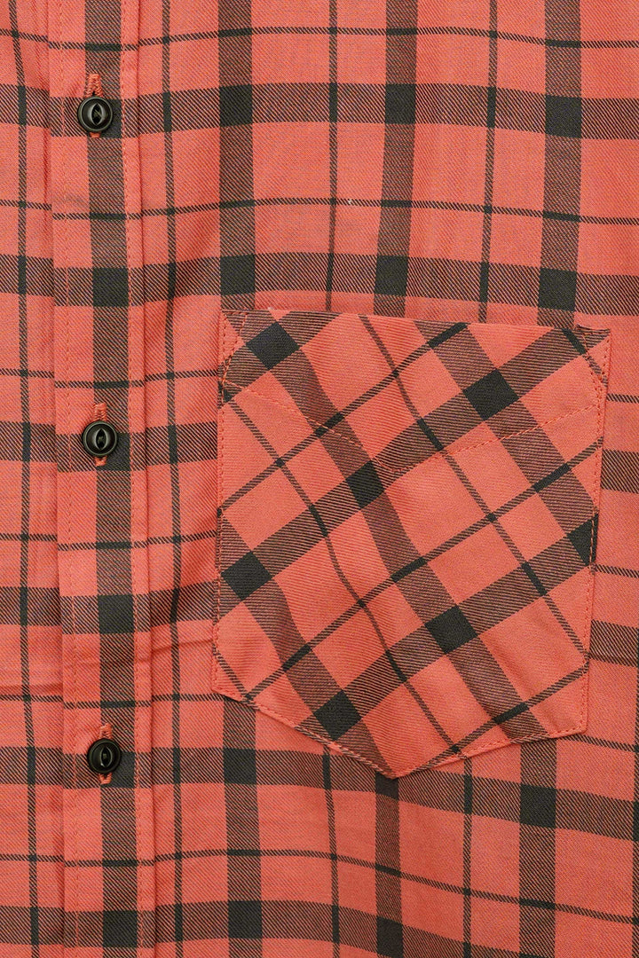 Check Pink Casual Shirt