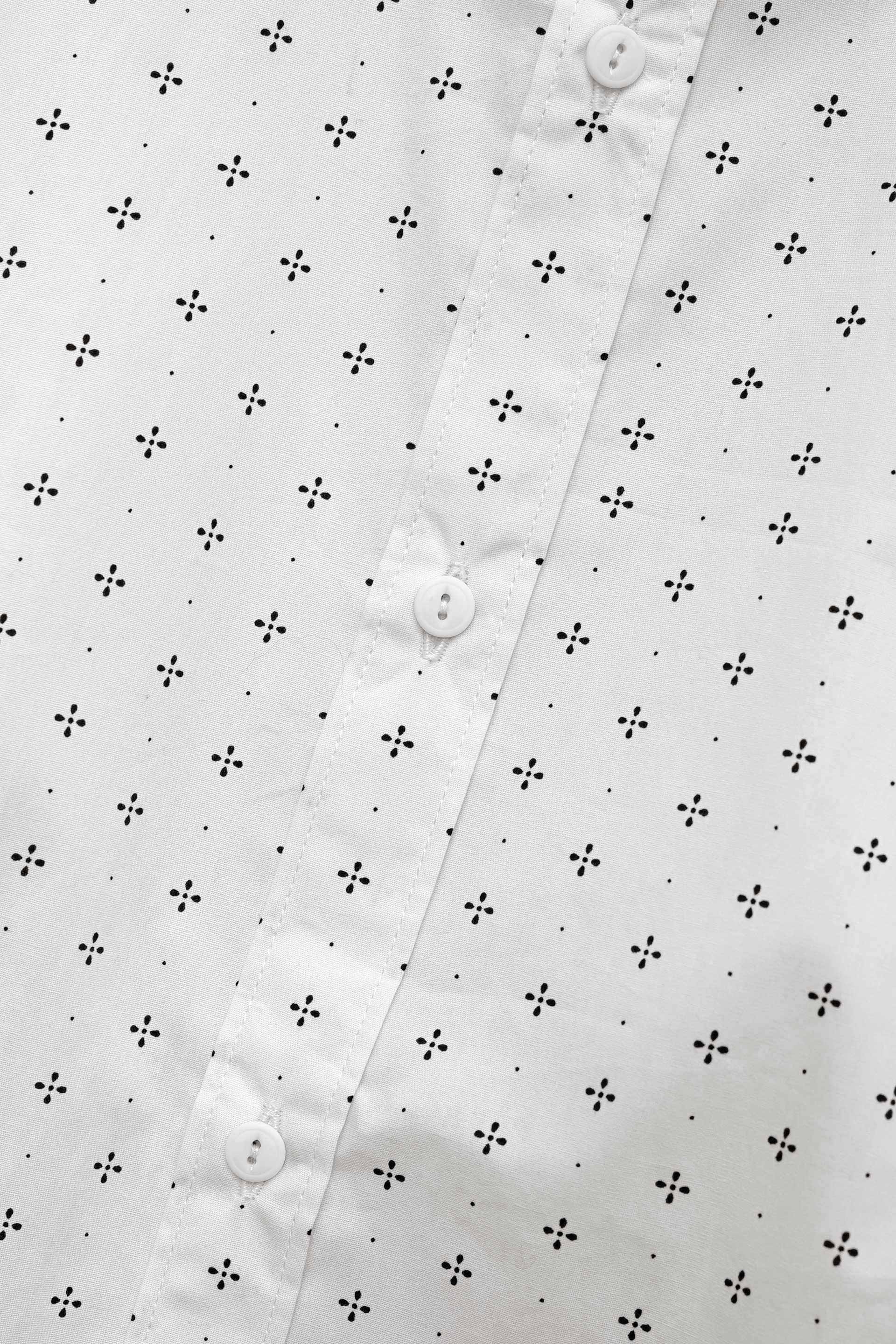 Printed Button Down Casual Shirt