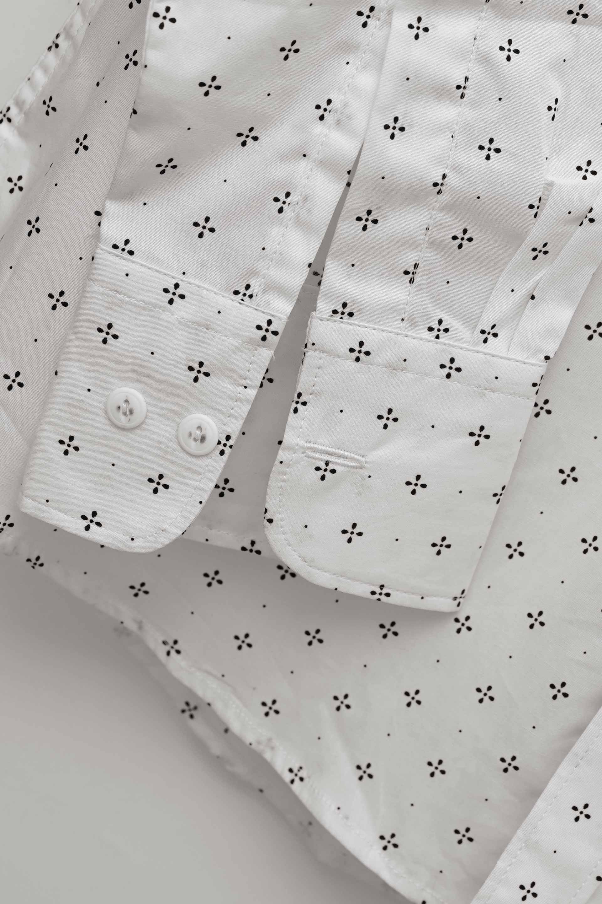 Printed Button Down Casual Shirt