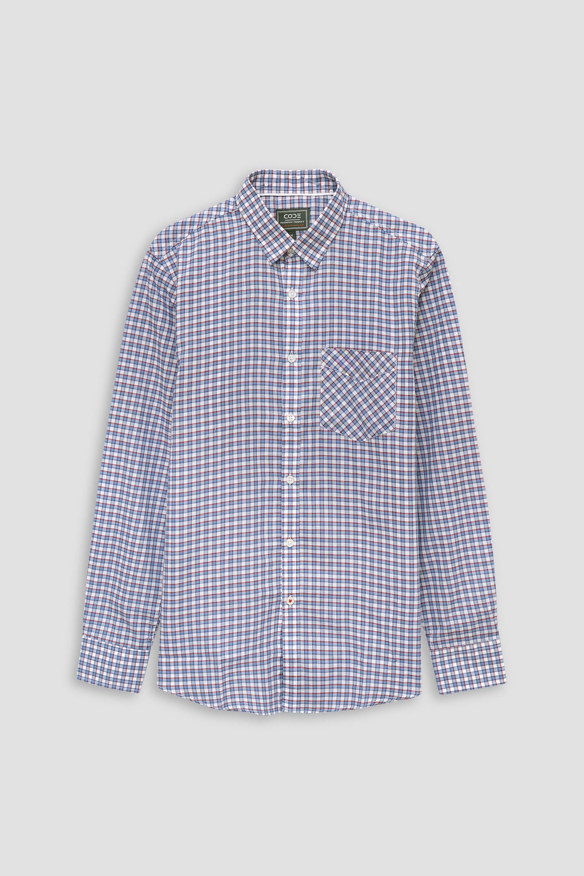 Blue/White Casual Shirt