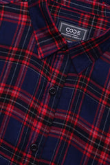 Check Red/Blue Casual Shirt
