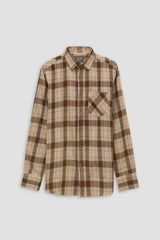 Check Brown Casual Shirt