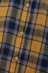 Check Yellow/Blue Casual Shirt