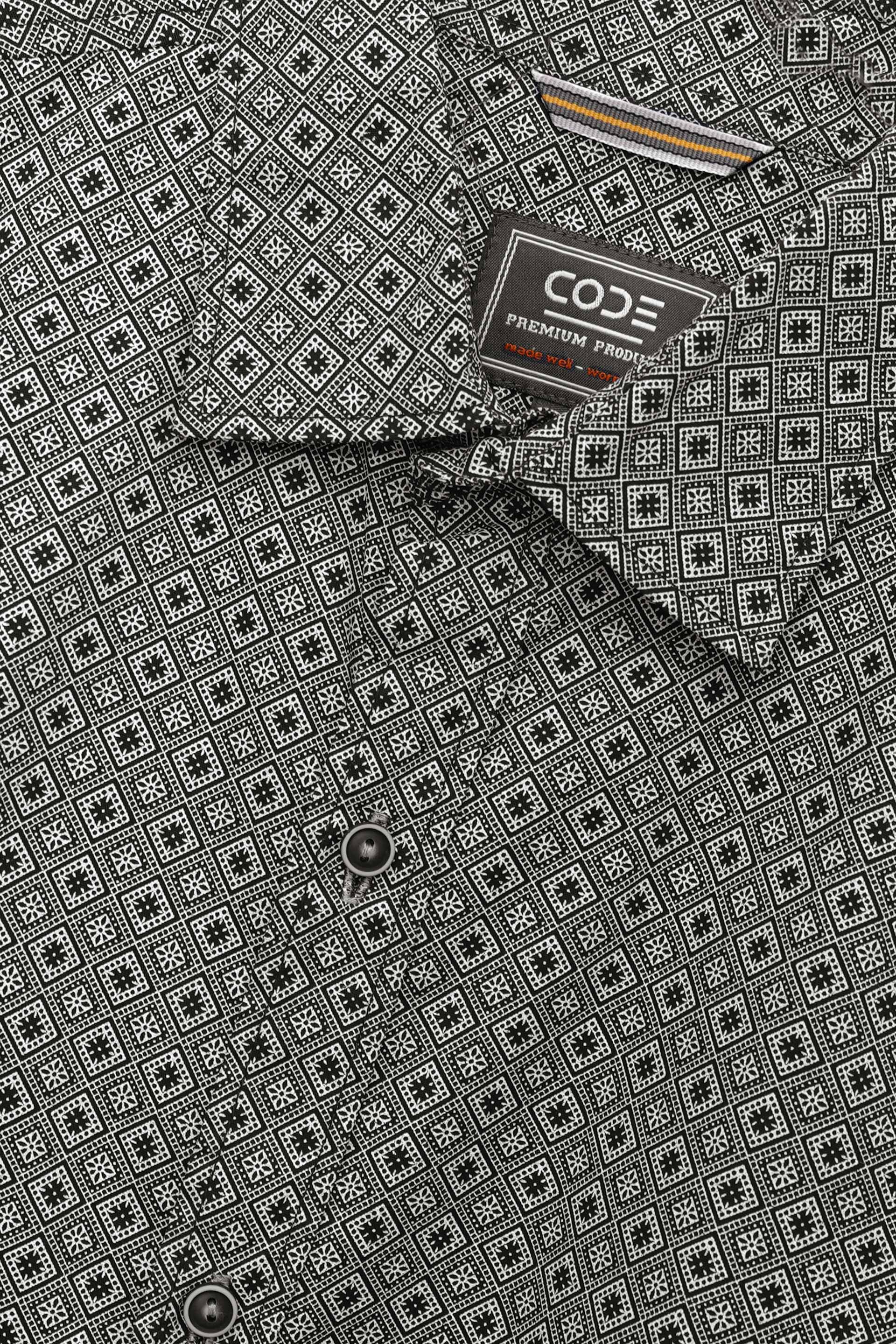 Black Printed Casual Shirt