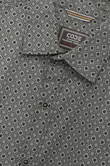 Black Printed Casual Shirt