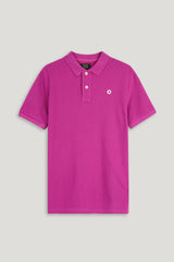 Magenta Pique Polo Shirt