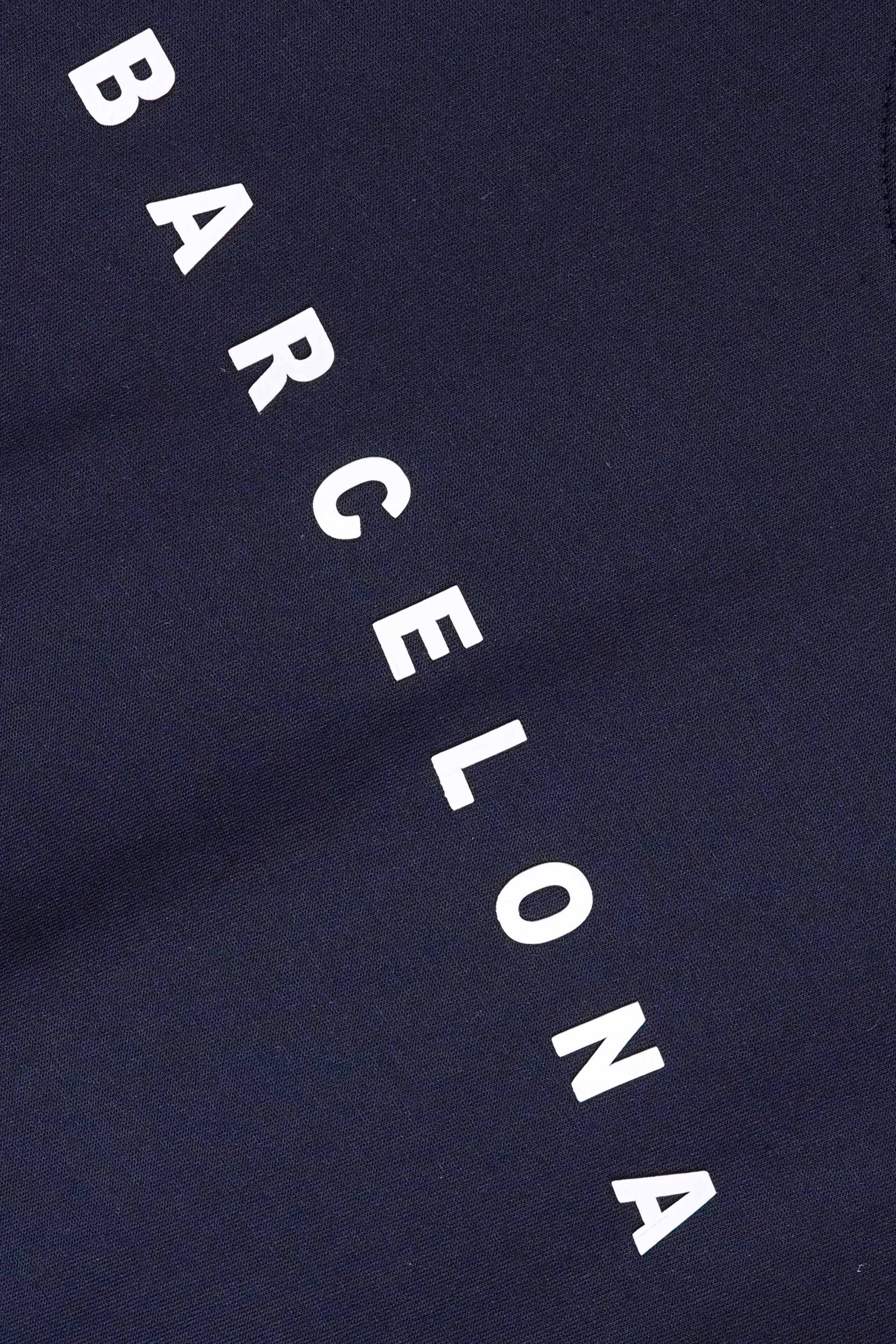 Dark Navy Graphic Printed T-Shirt