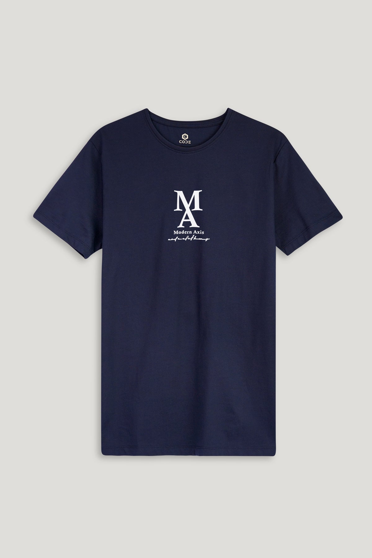 Dark Navy Graphic Printed T-Shirt