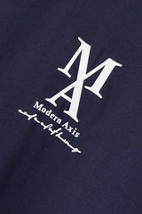 Dark Navy Graphic Printed T-Shirt