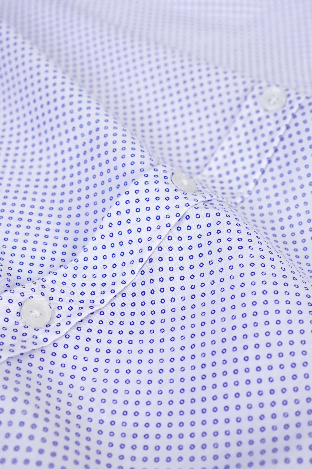 BLU/ WHITE CASUAL SHIRT