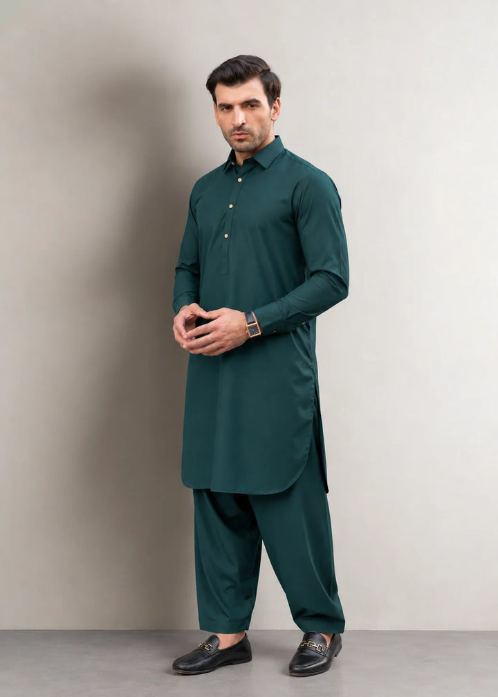 Deep Teal Shalwar Kameez