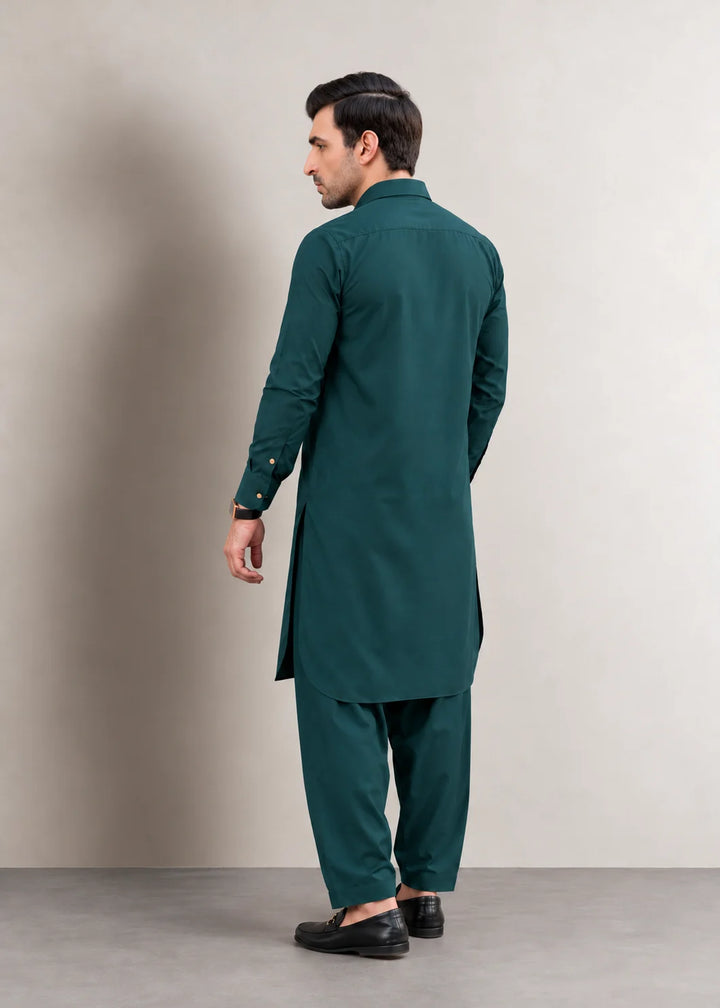 Deep Teal Shalwar Kameez