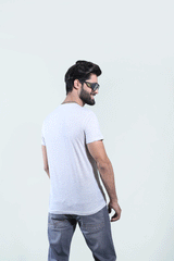 Grey Plain T-Shirt