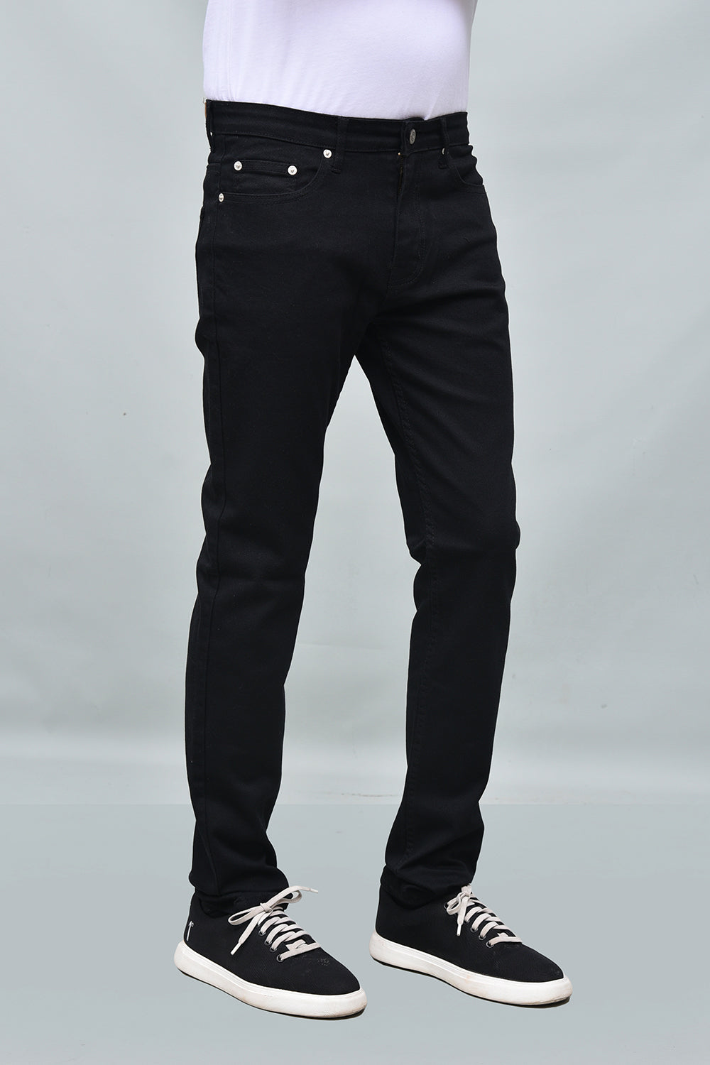 Black Denim Chino