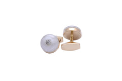 White Cufflink