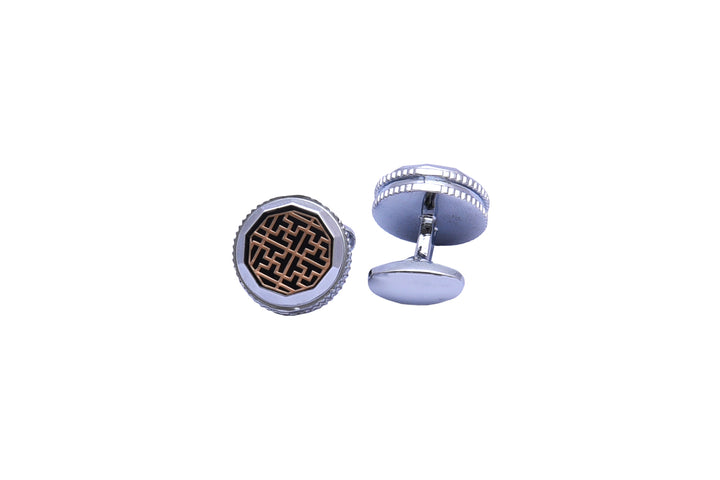 Silver Gold Cufflink