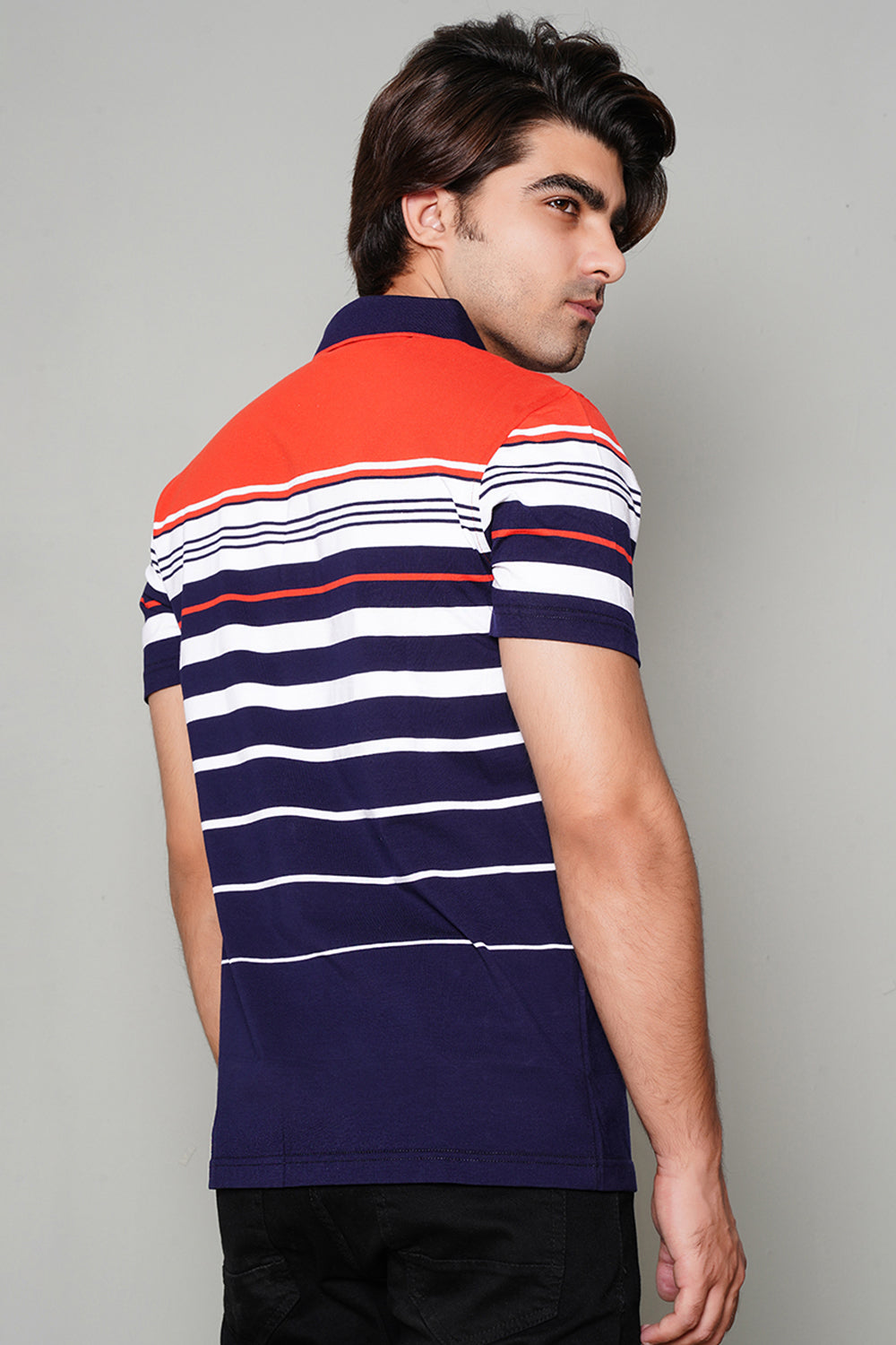 Multi Stripe Polo Shirt