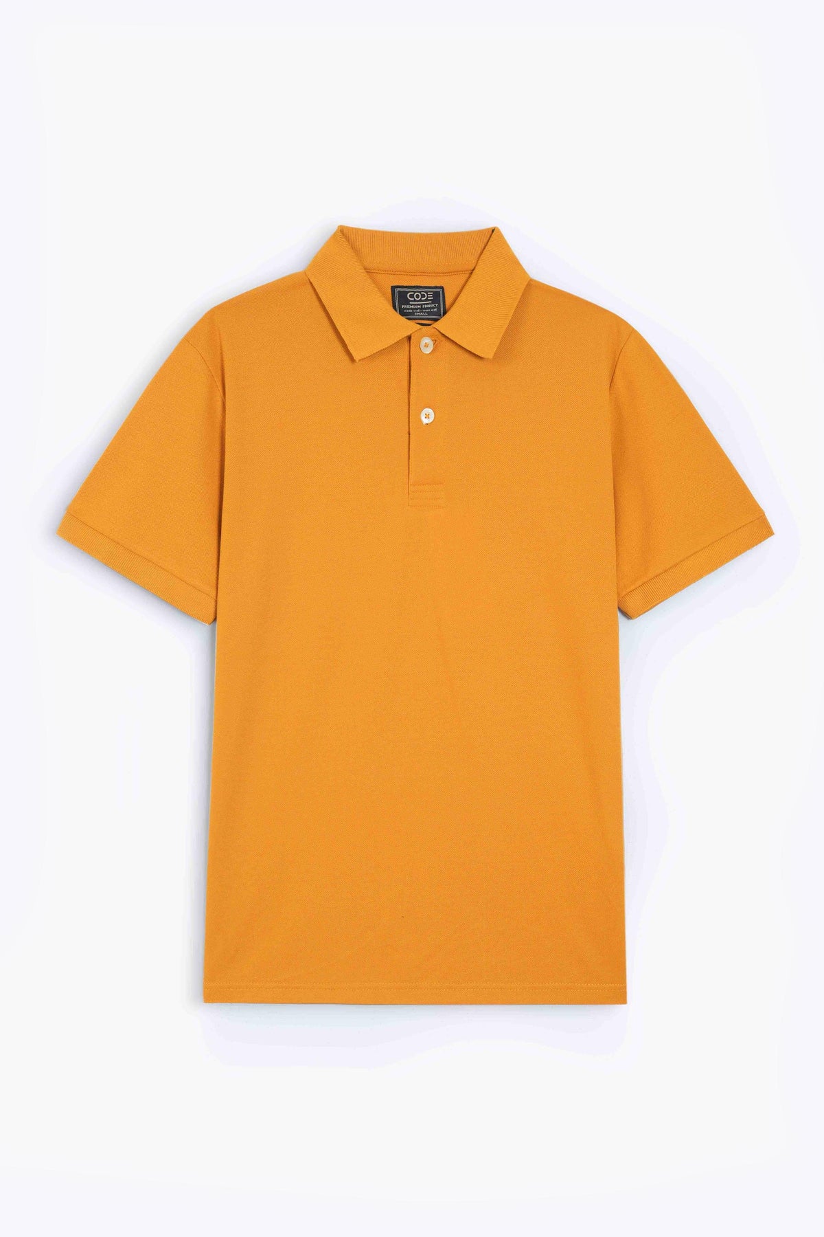 Mustard Pique Polo Shirt
