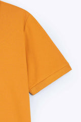 Mustard Pique Polo Shirt