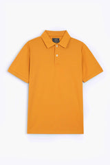 Mustard Pique Polo Shirt