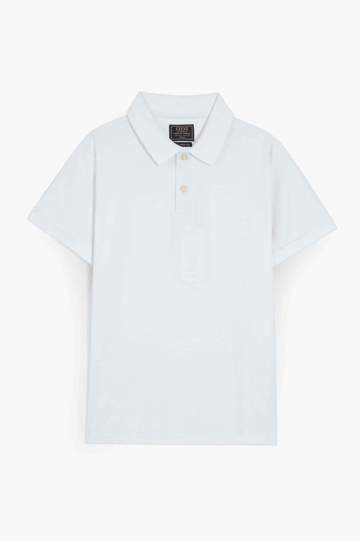White Pique Polo Shirt