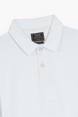 White Pique Polo Shirt