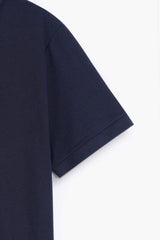 Navy Pique Polo Shirt