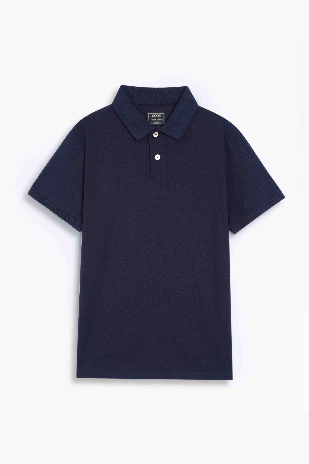 Navy Pique Polo Shirt