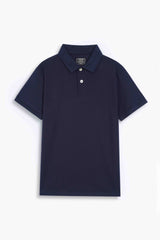 Navy Pique Polo Shirt