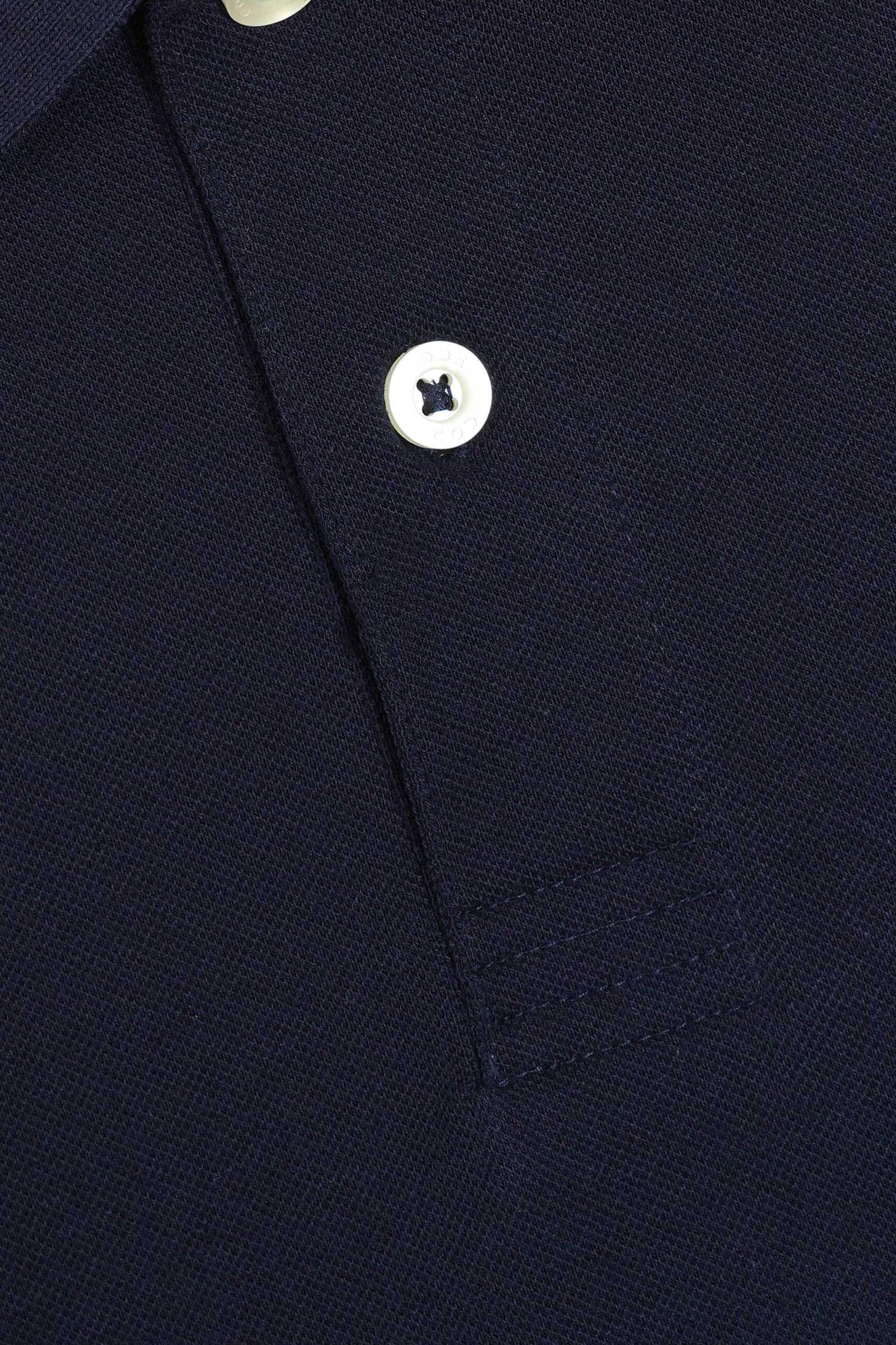Navy Pique Polo Shirt