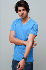 Blue Plain T-Shirt