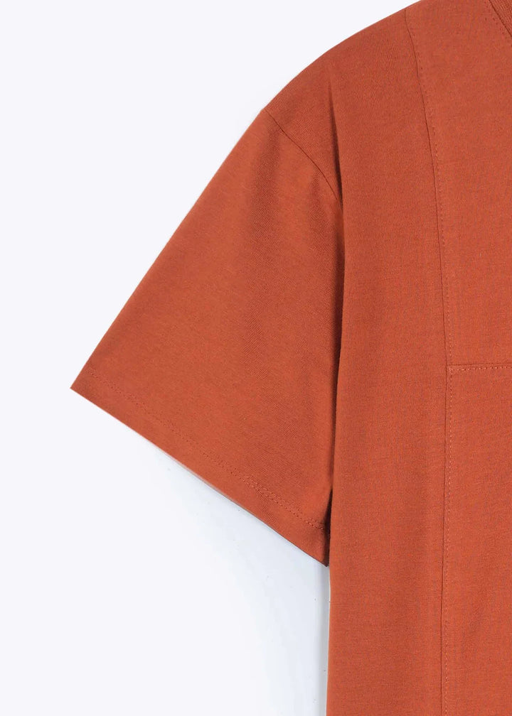 Rust Seam Detail T-Shirt