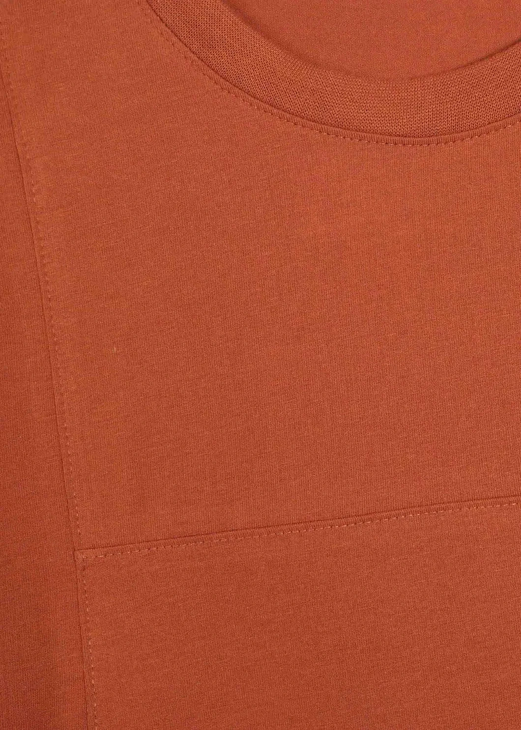 Rust Seam Detail T-Shirt