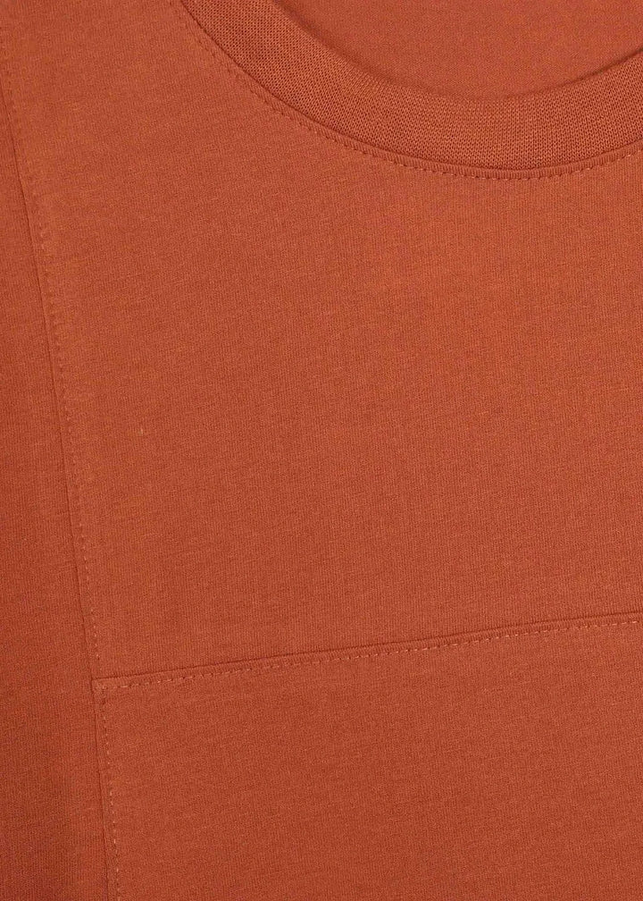 Rust Seam Detail T-Shirt