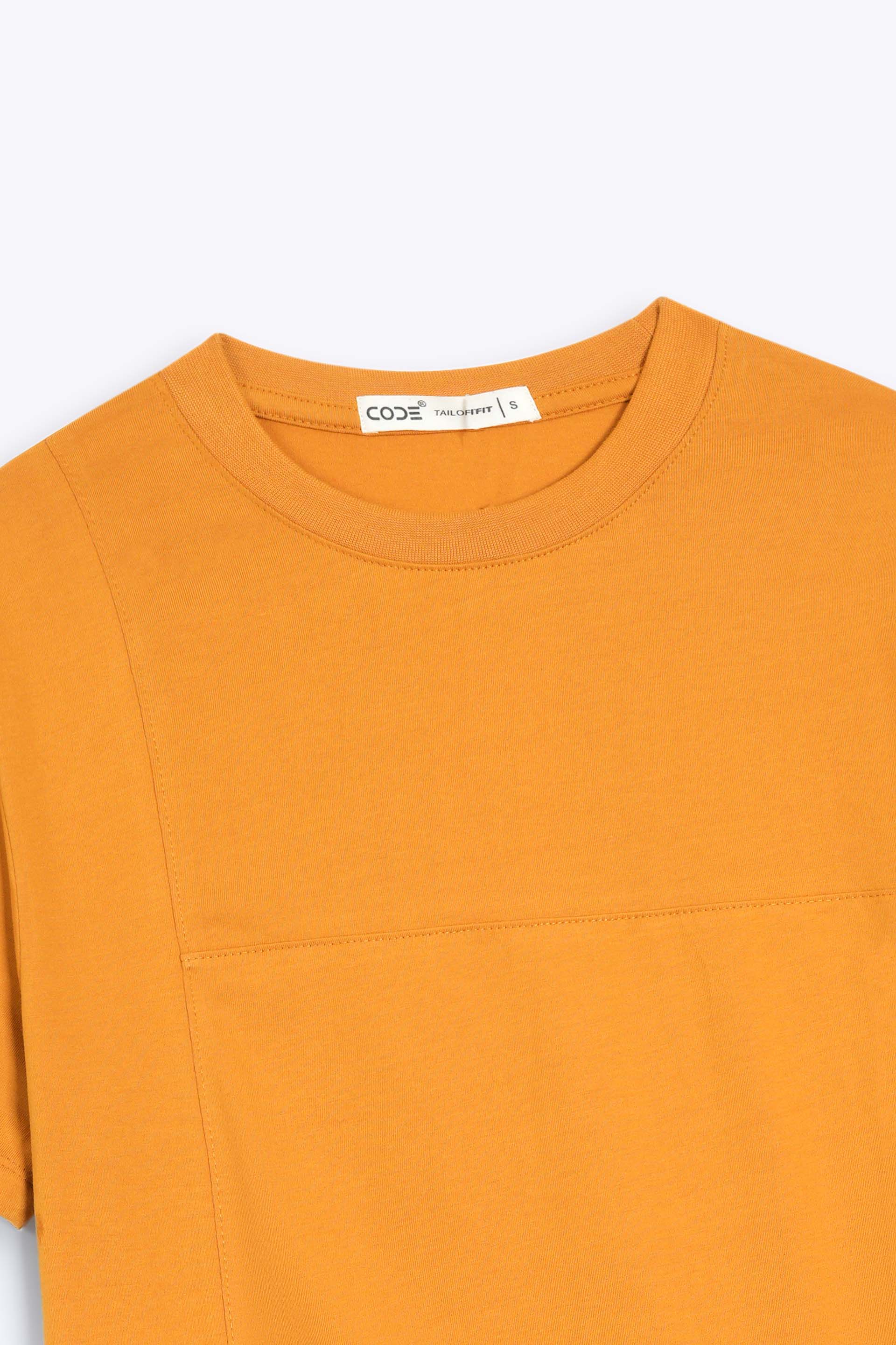 Mustard Plain T-Shirt