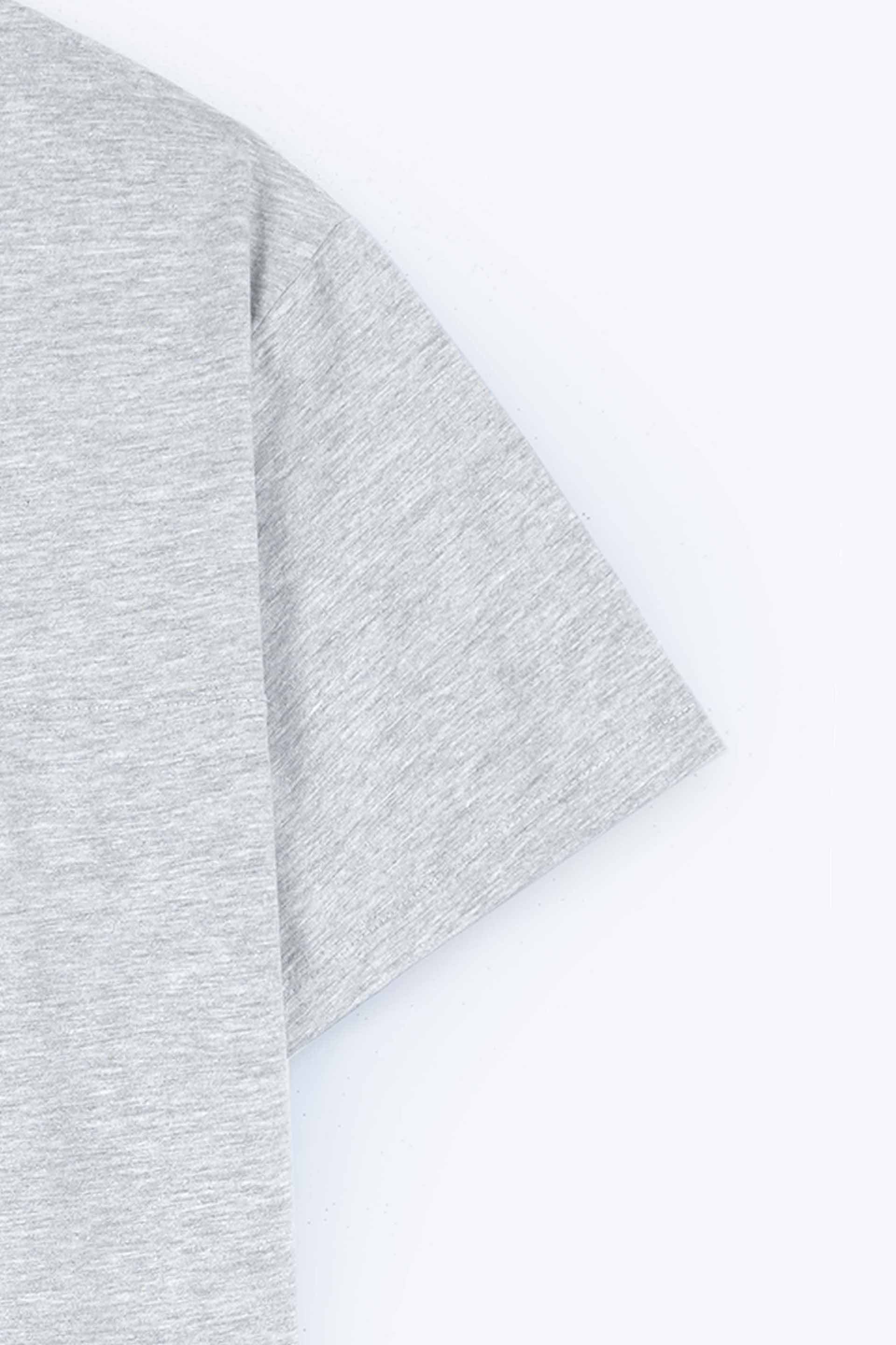 Grey Plain T-Shirt